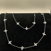 Graff Collana + Bracciale Farfalle e Brillanti oro