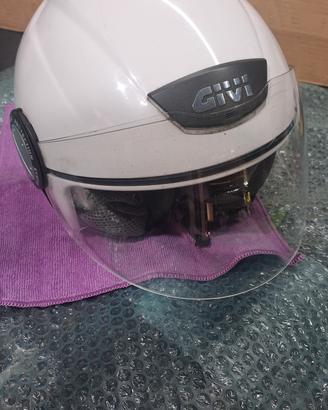 casco givi apribile bianco