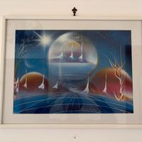 Quadro moderno mare - barche a vela