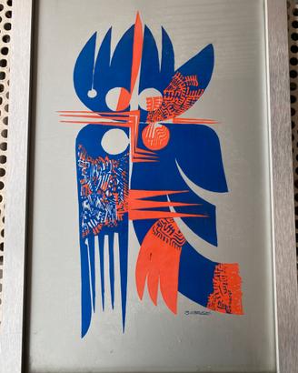 Osvaldo Brusati serigrafie su alluminio