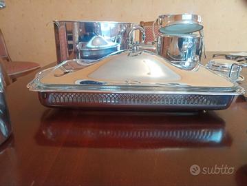 servizio tavola  in silver plate