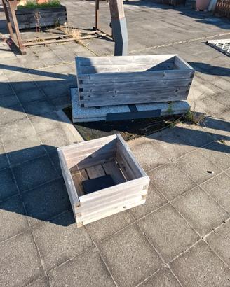 fioriere di legno