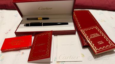 Penna cartier oro bianco 18k nuova