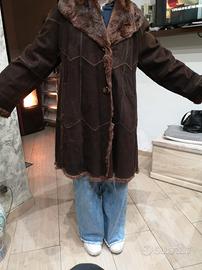 vero Montone donna vintage anni '90 Made in Italy 