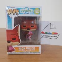FUNKO Pop Nick Wilde 1653 NUOVO 