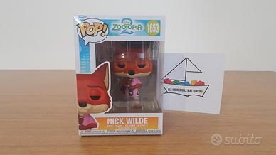 FUNKO Pop Nick Wilde 1653 NUOVO 