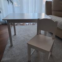 Sedia e tavolino per bambini 