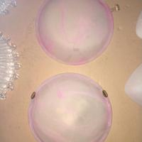 Plafoniera rosa vetro di Murano