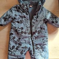 Tuta da sci tutone invernale bambino tg 74