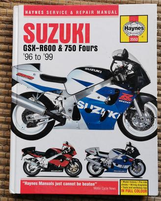 manuale officina moto Suzuki GSX-R600 e 750