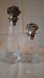 Bottigliette con tappo argentato 