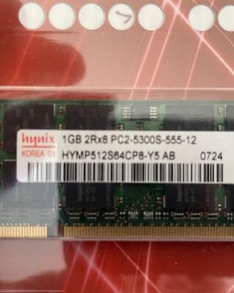 RAM MacBook Originale 2×1GB (2GB tot.)