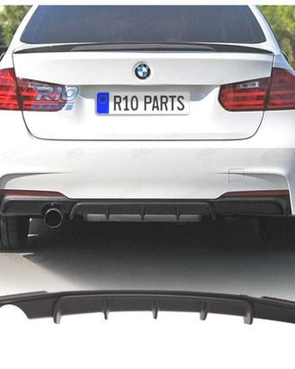 DIFFUSORE BMW F30 F31 LOOK M PERFORMANCE NERO