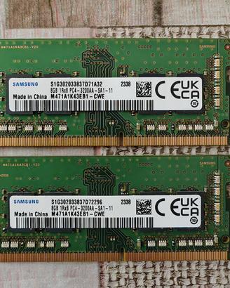 RAM Samsung 16GB (2x8GB) DDR4 3200MHz SO-DIMM 