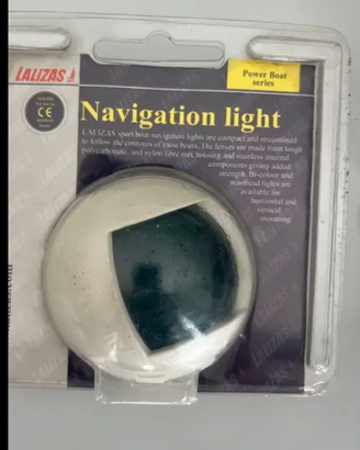 Coppia di luci di navigazione per diporto e porta