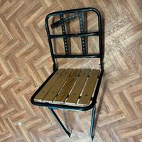 Portapacchi in legno per bicicletta