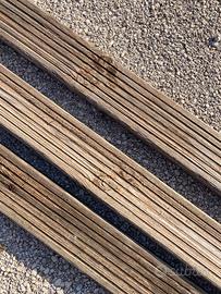 tavole di abete zigrinate cm10x2x400