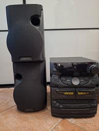Stereo kenwood compreso di casse