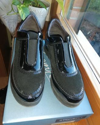 Scarpe nere stonefly numero 38 donna