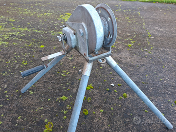 Verricello portatile per alaggio barca