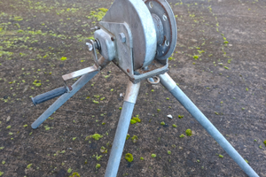 Verricello portatile per alaggio barca