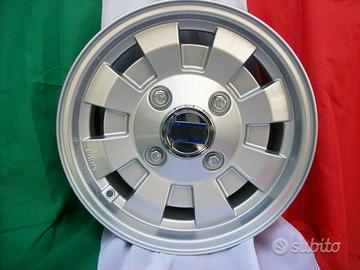 Cerchi lancia fulvia 6x14 cd28 style compresi bull