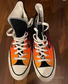 Converse chuck taylor 70 fiamme nera