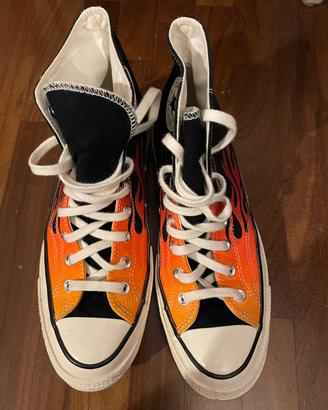 Converse chuck taylor 70 fiamme nera