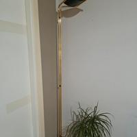 Lampada da terra Vintage anni '70 | Ottone e Marmo