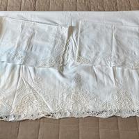 Lenzuolo merletto Antico set