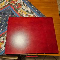 Cartella in legno con set per designo