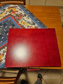 Cartella in legno con set per designo