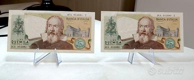 Lotto Duemila Lire Galileo Consecutive