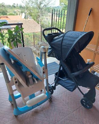 Passeggino e seggiolone