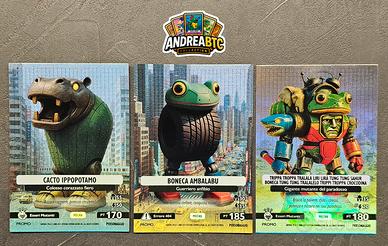 Set 3 Carte Brainrot Promo Mecha (Limited Edition)