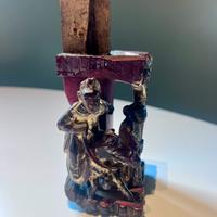 Antica Statua lignea cinese