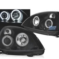 FARI PER RENAULT CLIO II 01-05 ANGEL EYES LED NERI