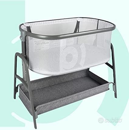 Culla Neonato Fianco Letto - Regolabile, Con Zanzariera E Ruote, Fino A 36 Mesi E 50kg - Foto 3