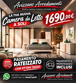 Camera da letto in Promozione 