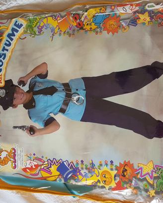 Costume carnevale da poliziotto per bambini