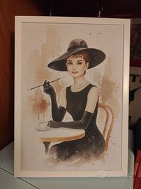 Quadro Audrey Hepburn 