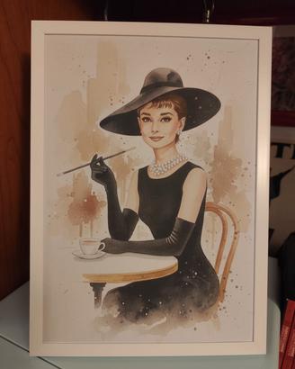 Quadro Audrey Hepburn 