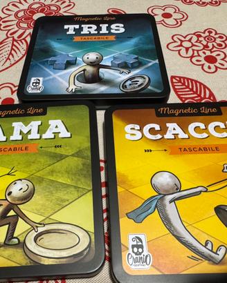 Giochi tascabili Magnetic Line: Tris Dama Scacchi
