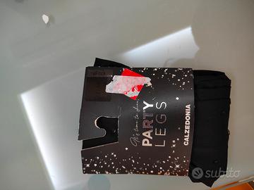 calze Calzedonia M con pietre nere tessuto microfi