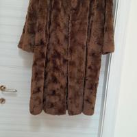 cappotto in pelliccia sintetica 