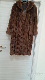 cappotto in pelliccia sintetica 