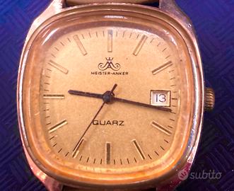 Orologio oro Vintage Tedesco Meister-Anker