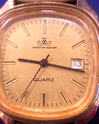 Orologio oro Vintage Tedesco Meister-Anker
