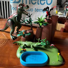 Set Playmobil dinosauro