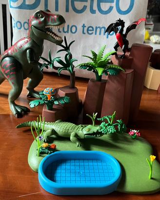 Set Playmobil dinosauro